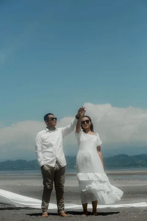 Foto sampul undangan Sandra & Axel