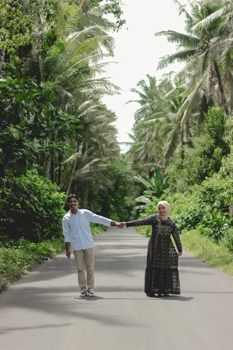 Foto sampul undangan Lastri & Nain