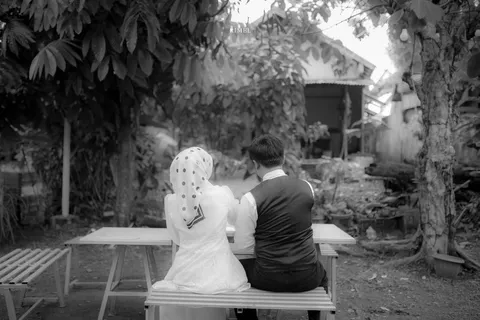Foto sampul undangan Andi & Miza