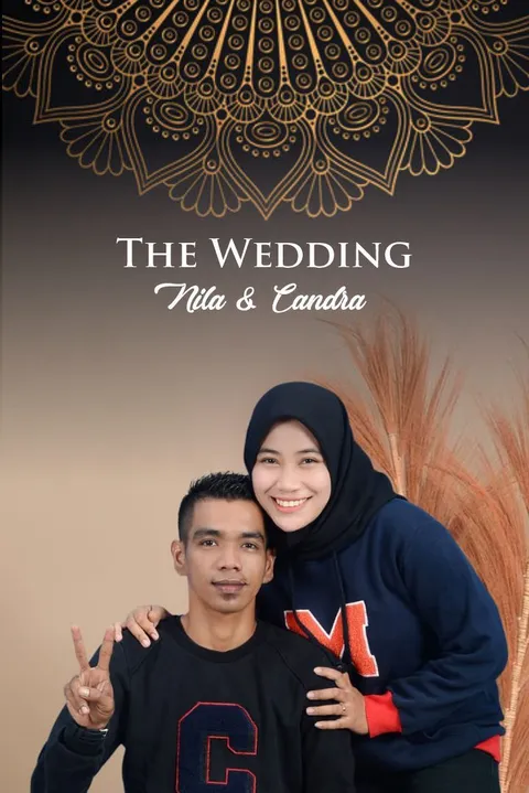 Foto sampul undangan Candra Saputra & Nila Sari
