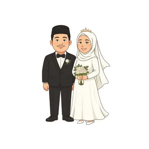 Foto sampul undangan Juanda & Lisa