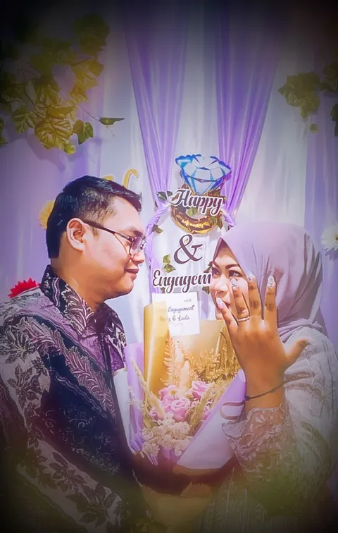 Foto sampul undangan Hariz & Laila