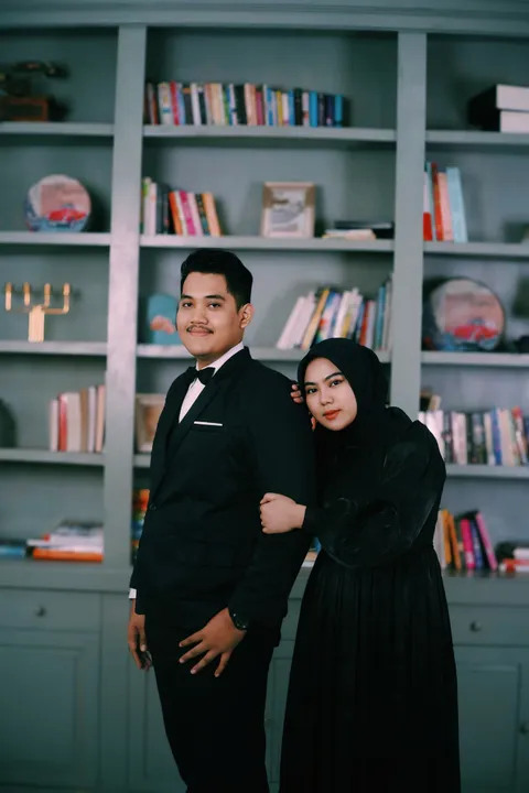 Foto sampul undangan Lina & Reza