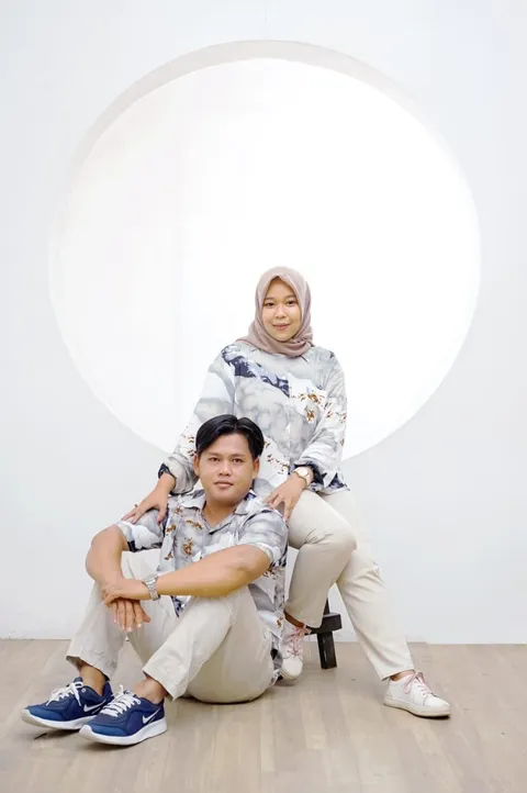 Foto sampul undangan Andri & Puput
