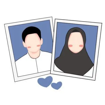 Foto sampul undangan Juni & Alfi