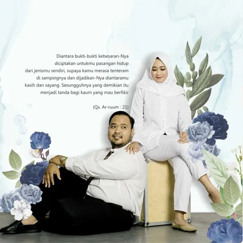 Foto sampul undangan Evan & Maria