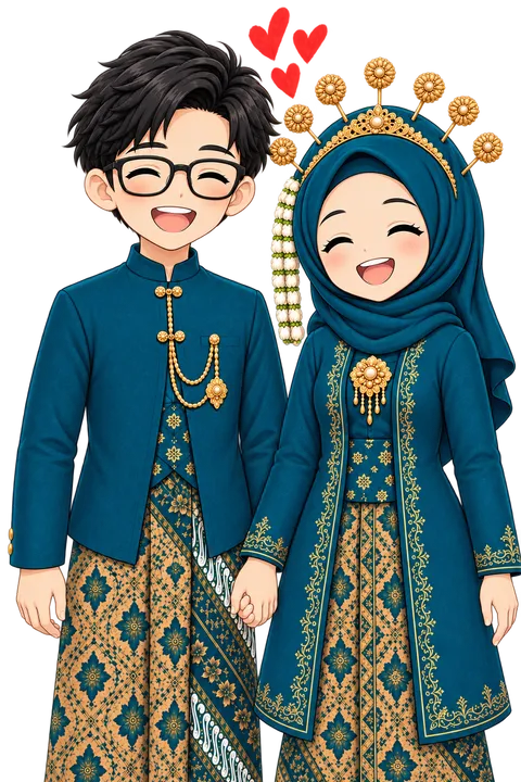 Foto sampul undangan Hadi & Fiya
