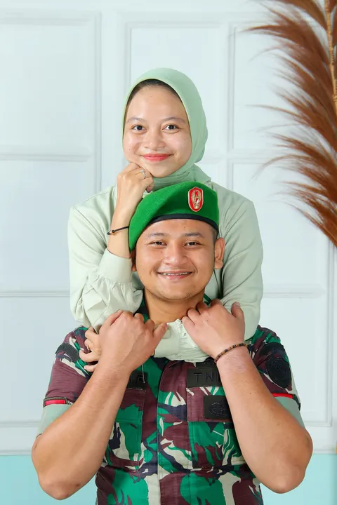 Foto sampul undangan Angga & Novia