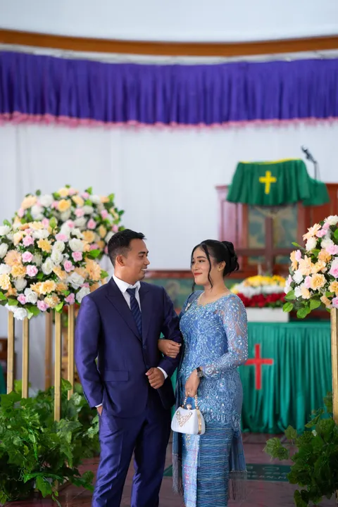 Foto sampul undangan Dini & Nando