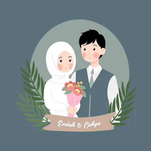 Foto sampul undangan Cahya & Endah