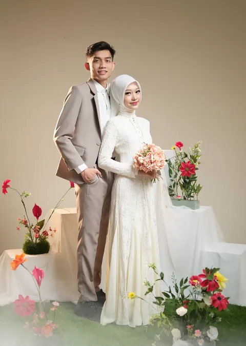 Foto sampul undangan Fajar & Rosewitha