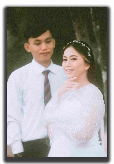 Foto sampul undangan Juan & Gina