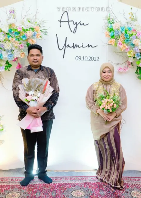 Foto sampul undangan Ayu & Amin