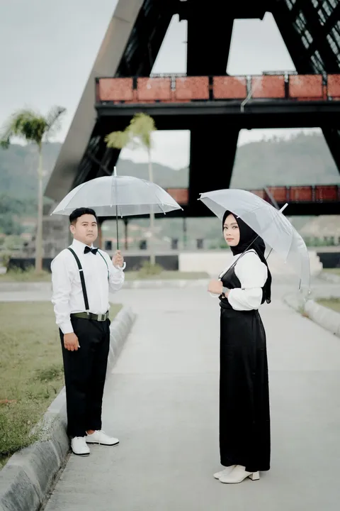 Foto sampul undangan Deni & Vika