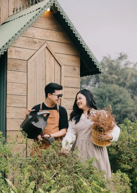 Foto sampul undangan Mellina & Donny