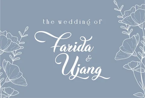 Foto sampul undangan Ujang & Farida