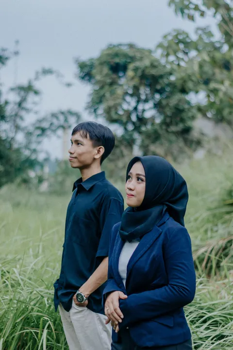 Foto sampul undangan Rizky & Santia
