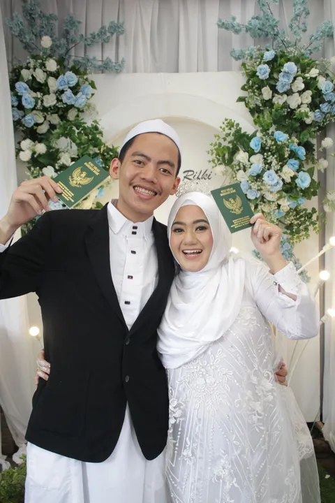 Foto sampul undangan Rifki & Fahira