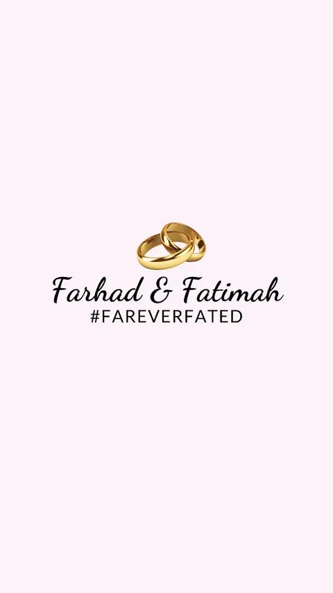 Foto sampul undangan Fatimah & Farhad