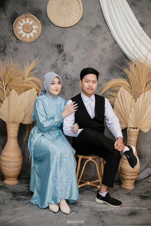 Foto sampul undangan Rika & Lana