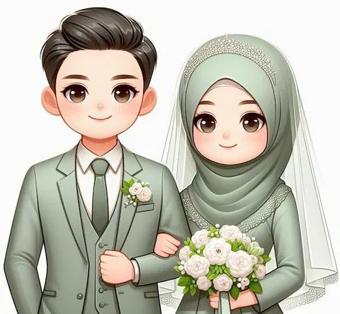 Foto sampul undangan Jefri & Mela