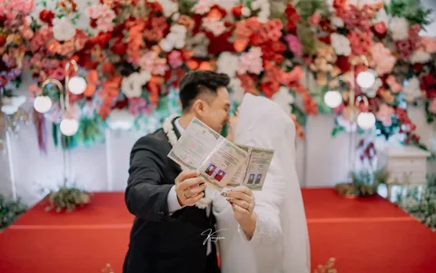 Foto sampul undangan Haidir & Riska