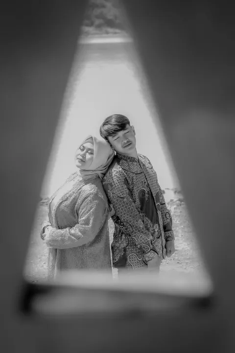 Foto sampul undangan Randi & Vera
