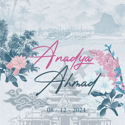 Foto sampul undangan Ahmad & Dinda
