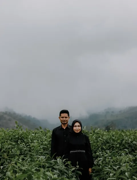Foto sampul undangan Putri & Reza