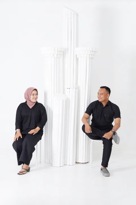 Foto sampul undangan Arief & Diana