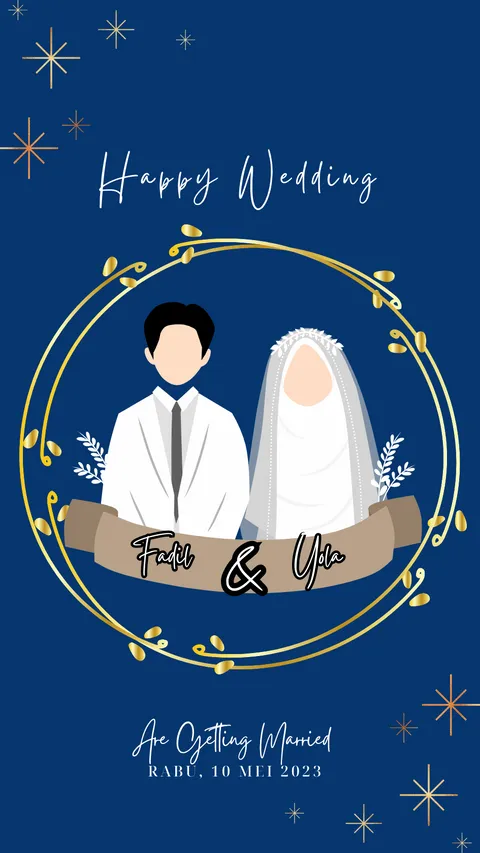 Foto sampul undangan Yola & Fadil