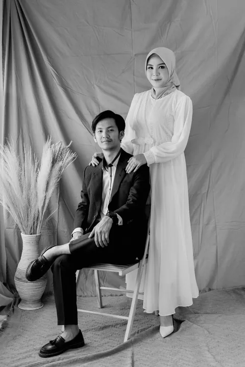 Foto sampul undangan Rizki & Lulu