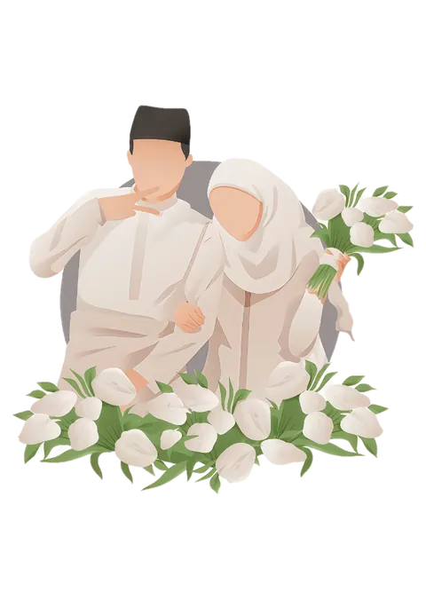 Foto sampul undangan Arfin & Yani