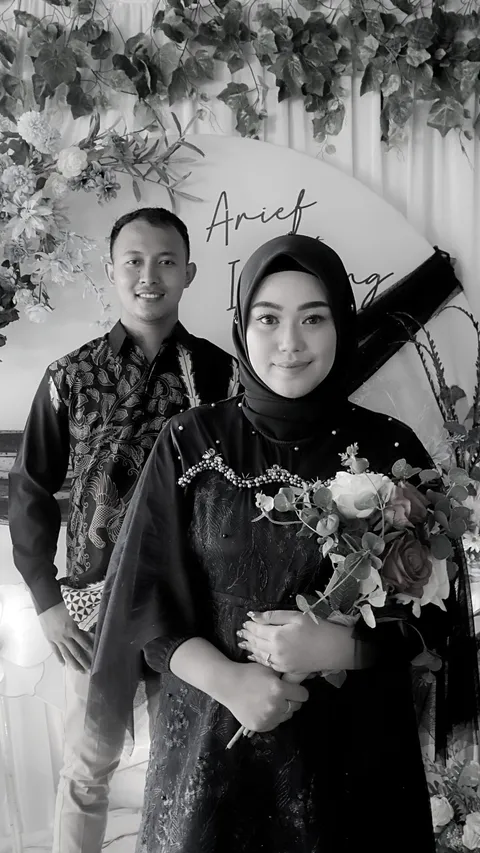 Foto sampul undangan Arief & Imaning