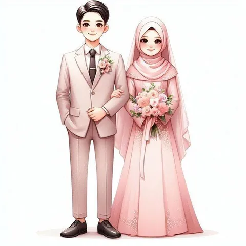Foto sampul undangan Rizki & Ayu