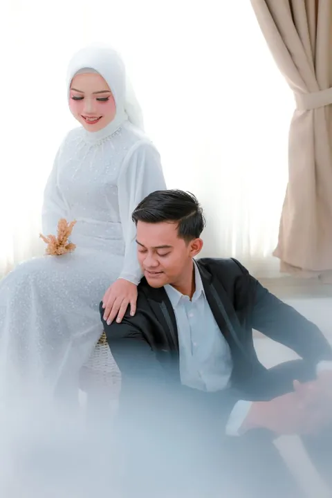 Foto sampul undangan Nasrul & Puput