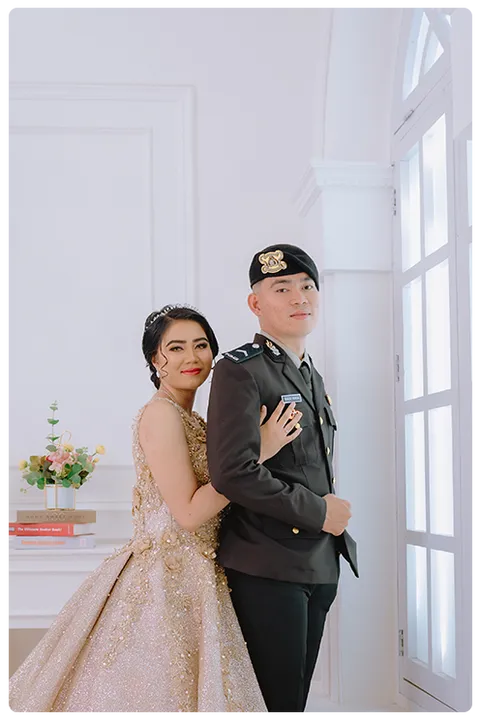 Foto sampul undangan Acha & Aldi
