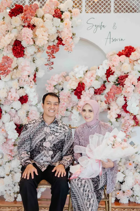 Foto sampul undangan Aswin & Syifa