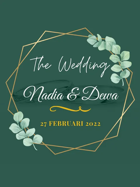 Foto sampul undangan Dewa & Nadia