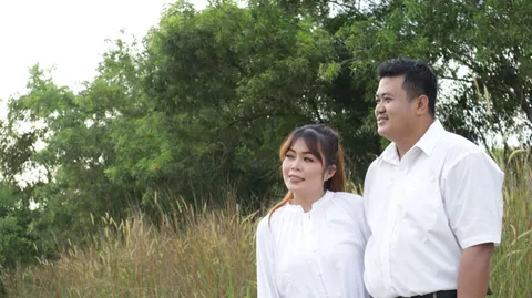 Foto sampul undangan Leo & Mey