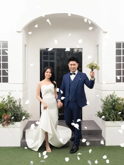 Foto sampul undangan Fu Sau Lang & Gao Yang