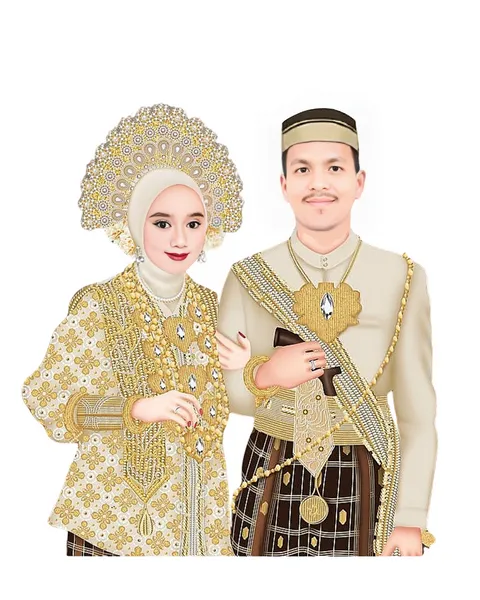 Foto sampul undangan Risky & Dewi