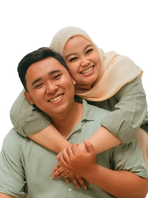 Foto sampul undangan Zulka & Nova