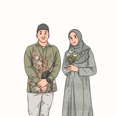 Foto sampul undangan Hanif & Farida