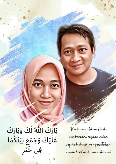Foto sampul undangan Eva & Yar