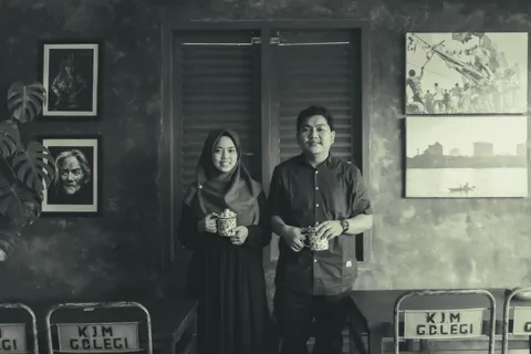 Foto sampul undangan Hanif & Marda