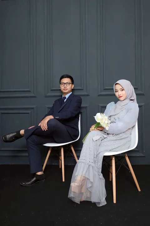 Foto sampul undangan Azis & Siti