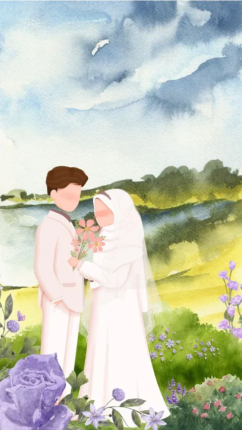 Foto sampul undangan Aat & Wawan Setiawan