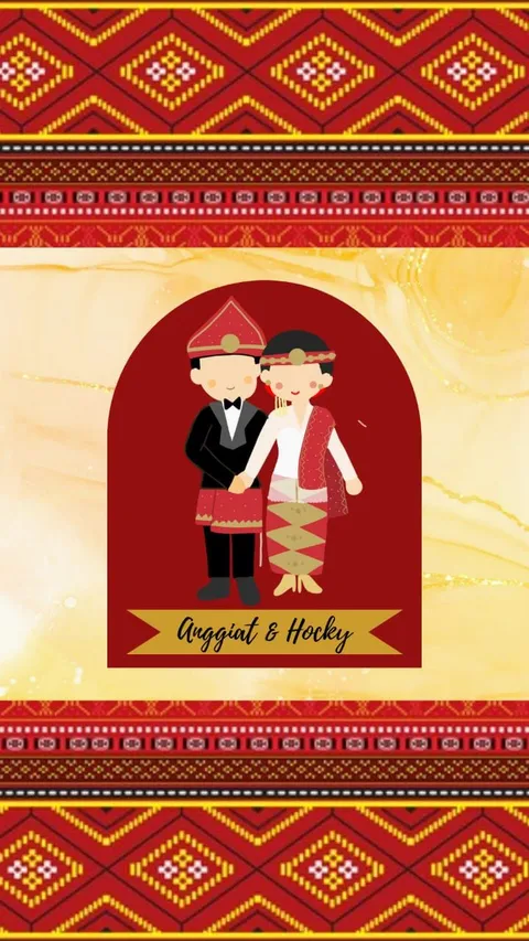 Foto sampul undangan Hocky & Anggiat