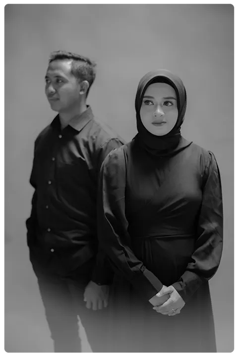 Foto sampul undangan Dwi & Oda